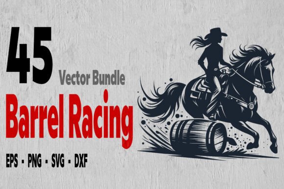 Barrel Racing Bundle: Graphics for Crafts & Branding