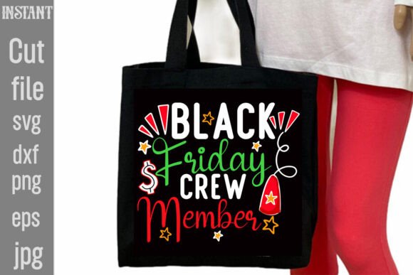 Black Friday Crew SVG for Crafts & Graphics