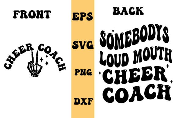 Cheer Coach Graphics for Crafts: A Seller's Review