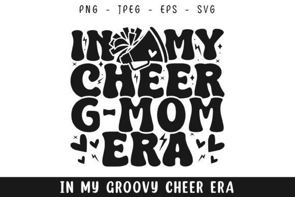 Cheer Mom SVG: Retro Graphics for Crafts