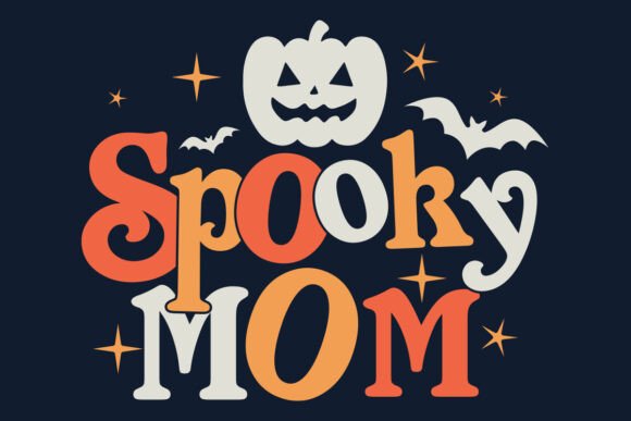 Halloween Spooky Mom SVG: Graphics for Crafts