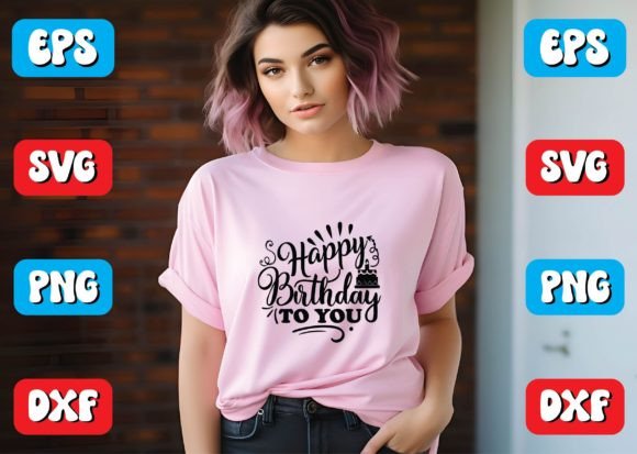 Happy Birthday SVG: Graphics for Crafts & Brands