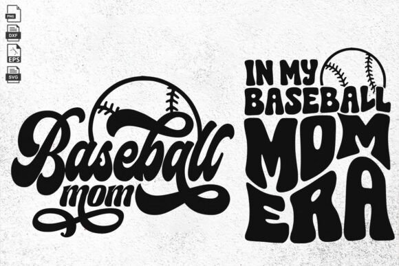 In My Baseball Mom Era SVG: Graphics for Crafts
