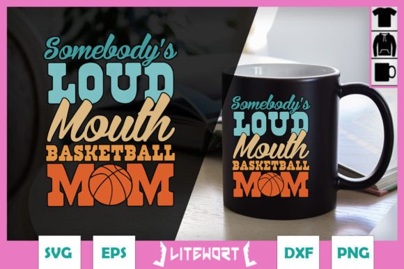 Loud Mouth Mom SVG: Bold Graphics for Crafts