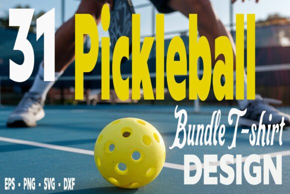 Pickleball SVG Bundle: Graphics for Crafts
