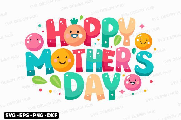 Retro Mother's Day SVG: Graphics for Crafts